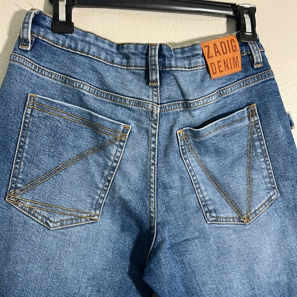 Zadig & Voltaire Blue Denim Jeans Mamma Denim Eco - Picture 2 of 7